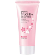 LAIKOU Japan Sakura Face Wash Foam Cleanser Soft Brush Deep Cleansing-50gm - Face Wash 