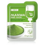 LAIKOU Matcha Masker Lumpur Oil Control Mengurangi Jerawat Komedo Cleansing Mud Mask– 5gx12pcs