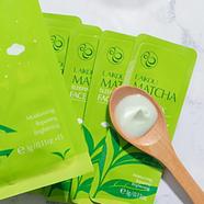 LAIKOU Matcha Sleeping Face Mask Moisturizing Acne Treatment Shrink Pores Oil-Control Night Facial Mask Skin Care Cream - 3 Pcs