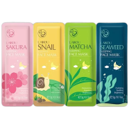 LAIKOU Sakura Matcha Seaweed Snail Sleeping Mask - 4pcs - 34418