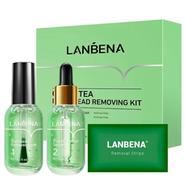 LANBENA Green Tea Blackhead Remover Kit ( 17ml plus 17ml ) - 36581