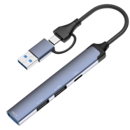 LDNIO DS-64C 4-in-1 Type-C Hub Adapter