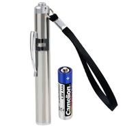 LED Medical EMT Penlight Flashlight Torch With Scale