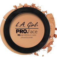 La Girl Pro Face Matte Pressed Powder Warm Honey 7 gm - GPP607 -81555966072