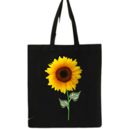 Ladies Fabric Hand Bag With Zipper (BPF-030)