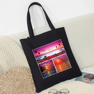 Ladies Hand And Shoulder Tote Bag For Women's With Zipper - BS-218