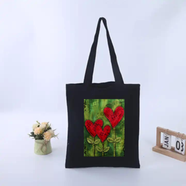 Ladies Hand And Shoulder Tote Bag For Women's With Zipper - BS-220