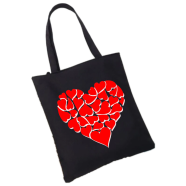 Ladies Hand And Shoulder Tote Bag For Women's With Zipper - BS-215