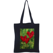 Ladies Hand And Shoulder Tote Bag For Women's With Zipper - BS-220