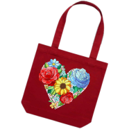 Ladies Hand and Shoulder Tote Bag For Women's With Zipper - RF-218
