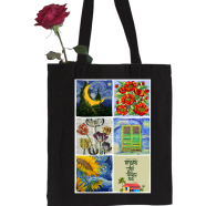 Ladies Shopping Tote Bag For Women With Zipper And Pocket - BS-168