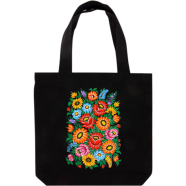 Ladies Shopping Tote Bag For Women's With Zipper - BDF-215