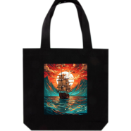 Ladies Shoulder Carry Tote Bag With Zipper-BDB-008