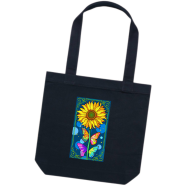 Ladies Tote Canvas Shoulder Bag For Women's With Zipper - BDF-089