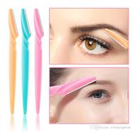 Lady Eyebrow Folding 3Pcs Shaver Shaper Razors Set - Facial Razor