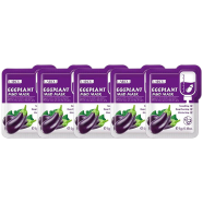 Laikou Eggplant Mud Mask Oil Control Moisturizing Anti Acne Anti Wrinkle Whitening Cleansing Clay Mask Skin Care Face Mask 5pcs