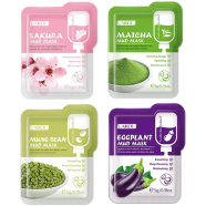Laikou Eggplant /Mung Bean/Sakura / Matcha Mud Mask- 5GM (Combo 4pcs)
