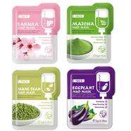 Laikou Eggplant /Mung Bean/Sakura / Matcha Mud Mask- 5GM (Combo 4pcs)