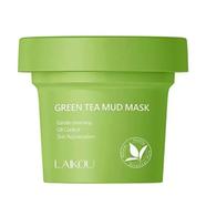 Laikou Green Tea Mud Mask Deep Cleansing Pores Blackhead Reduce Acne - 100g - 15492
