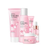 Laikou Japan Sakura Facial Serum Tighten Pores Whitening Essence Cream 257ml