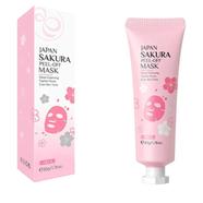 Laikou Japan Sakura Peel-off Mask Deep Cleansing Tighten Pores Even Brighten Skin Tone Remove Blackhead-50gm