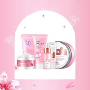 Laikou Japan Sakura Skin Care Set Brightening Cleanser - 6pcs