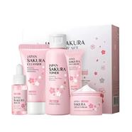 Laikou Japan Sakura Skin Care Set – 5 PCS - 36293