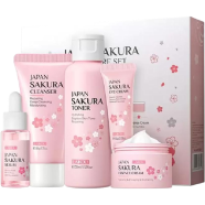 Laikou Japan Sakura Skin Care Set – 5 PCS - 36293