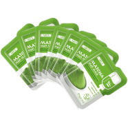 Laikou Matcha Mud Face Mask Anti Wrinkles Night Facial Packs Moisturize Anti-Aging Acne Spot Removal Pores Deep Cleaning Skin Care Mask– 7 pcs