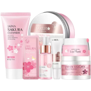 Laikou Sakura Face Serum Moisturizer Cream Set - 7 Pcs 