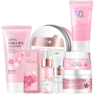 Laikou Sakura Face Serum Noirishing Essence Cream Sunscreen SPF 50 Rejuvenation - 8pcs Combo icon