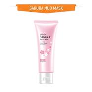 Laikou Sakura Mud Mask Deep Clean Whitening Remove Blackhead Exfoliating Shrink Pores Oil Control Repair Refine Pores Face Care 75gm