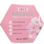 Laikou Sakura Permanent Whitening Body Cream - 300ml