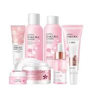 Laikou Sakura Skin Care Combo - 8PCS Set - 37482