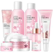 Laikou Sakura Skin Care Combo - 8PCS Set - 37482