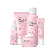 Laikou Sakura Skin Care Mask/ Cream / Cleanser / Serum / Eye Cream Set 5pcs