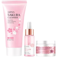Laikou Sakura Skin Care Set - 3 Pcs