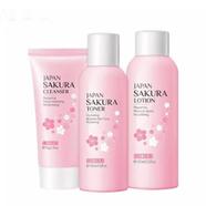 Laikou Sakura Skin Care Set Moisturizing -3pcs