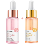 Laikou Serum Combo Sakura and Vitamin C Serum - ( 17ml plus 17ml ) - 33851
