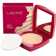 Lakme Face It Matte Finish Compact – Natural Marble