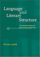 Language and Literary Structure