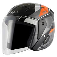 Vega Lark Legend Black Orange Helmet