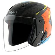 Vega Lark Twist Black Orange Helmet
