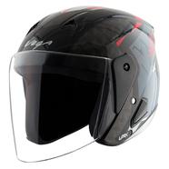 Vega Lark Twist Black Red Helmet