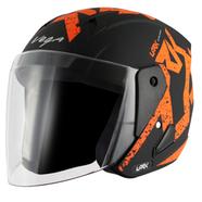 Lark Victor Dull Black Orange Helmet image