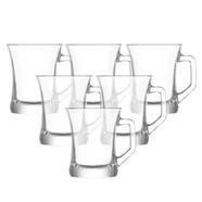 Lav Glass Mug 225 ml, Set of 6 - ZPL404