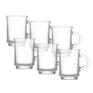 Lav Glass Mug 250 ml, Set of 6 - ADA415