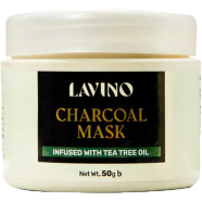 Lavino Charcoal Mask Infused With Tea Tree Oil -50 gm