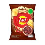 Lays Prink Pao Cheese Flavor Flat Potato Chips 40 gm (Thailand) - 142700336
