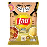Lays Rock Hot Chili Squid Fl. Ridged Potato Chips 44 gm (Thailand)